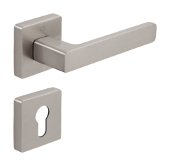 Çebi A5105 MP08 LETA Kapı Kolu Fırçalanmış İnox Barelli