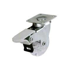PARENTE50 Tekerlek f.li seffaf Ø50x66mm