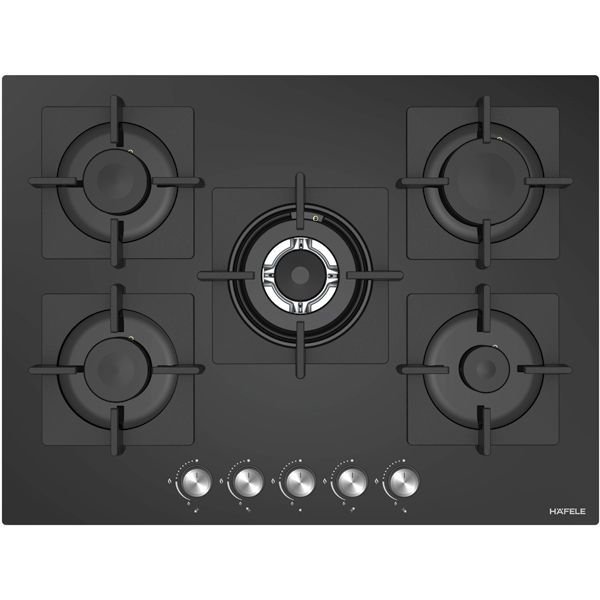 CAPELLA Ocak gazli 70cm 4G1W siyah cam