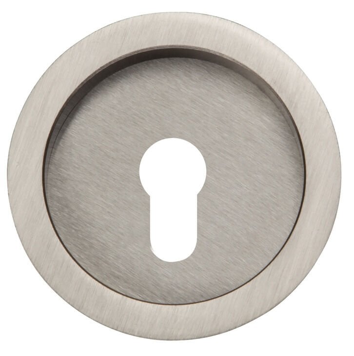 ROUND Gömme kulp (pc) mat nikel