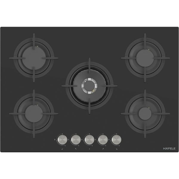 ORION Ocak gazli 75cm 4G1W siyah cam