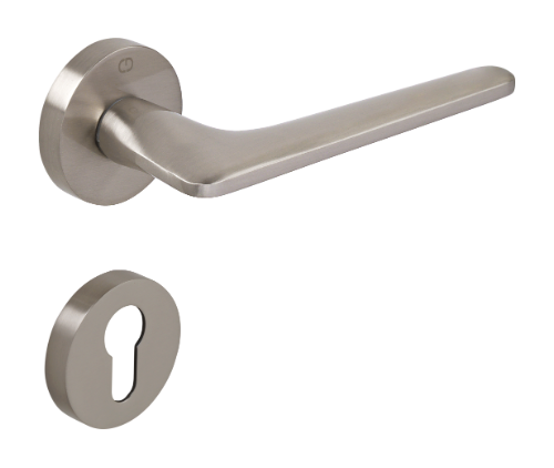 Çebi A5113 MP08 GIGI Kapı Kolu Fırçalanmış İnox Barelli