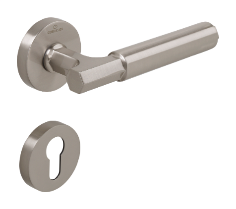 Çebi A5126 MP08 İRİS Kapı Kolu Fırçalanmış İnox Barelli
