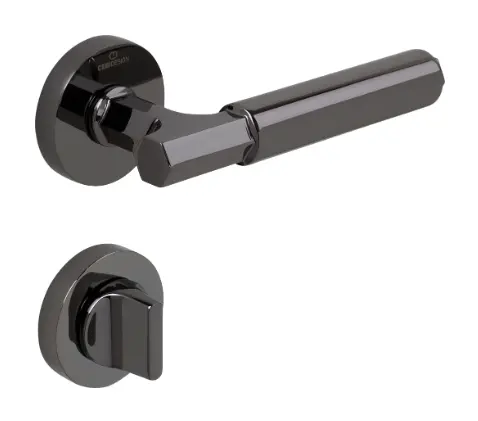 Çebi A5126 PC27 İRİS Kapı Kolu Antrasit WC
