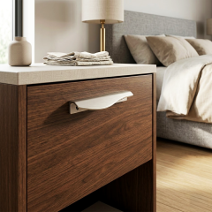 LEVANGER Kulp pas. çelik mat sol 160mm